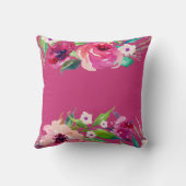 水彩誕生状態ベビーの発表 クッション (裏面)