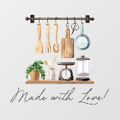 水彩調理器具料理引用文 ウィンドウサイン (シート)