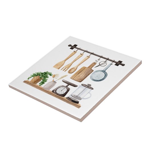 水彩調理器具 タイル (側面)