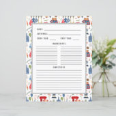 水彩調理器具 |レシピバインダーページ (スタンド正面)