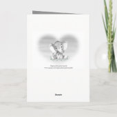 水彩象ありがとう サンキューカード (裏面)