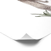 水彩象のアートワーク フォトプリント            (角)