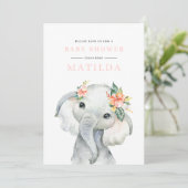 水彩象のベビーシャワーパーティー (スタンド正面)