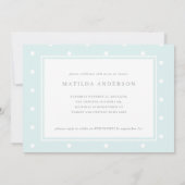 水彩象の小さな男の子の赤ちゃんシャワーパーティー (裏面)