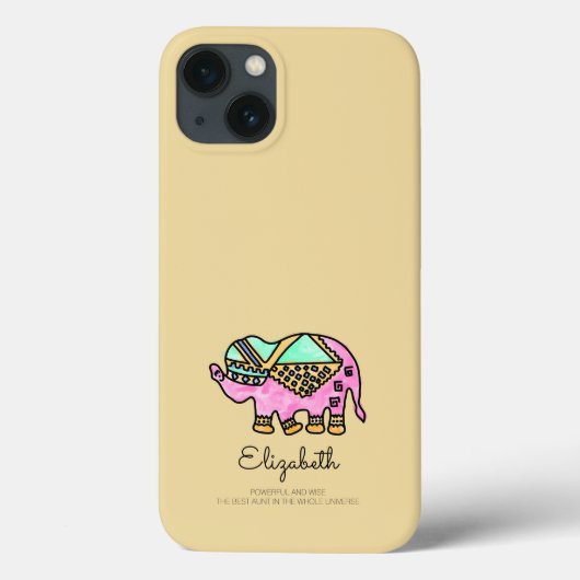 水彩象カラフルモダンt Case-Mate iPhoneケース (裏面)