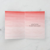 水彩象ガールありがとう サンキューカード (内部)