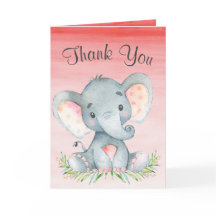 水彩象ガールありがとう