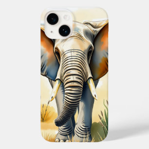水彩象クローズアップ Case-Mate iPhone 14ケース