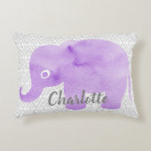 水彩象シボリ初期のシェブロン アクセントクッション (正面)