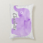 水彩象シボリ初期のシェブロン アクセントクッション (正面(垂直))