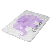 水彩象シボリ初期のシェブロン バスマット (アングル)