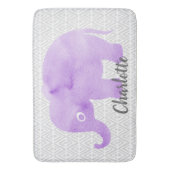 水彩象シボリ初期のシェブロン バスマット (正面縦)