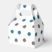 水彩象ドットパターン誕生日少年 フェイバーボックス (裏面サイド)