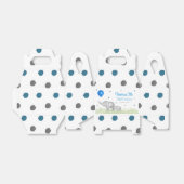 水彩象ドットパターン誕生日少年 フェイバーボックス (折り畳みなし)