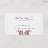 水彩象フローラ 名刺 (裏面)