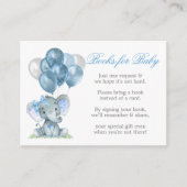 水彩象ボーブックベビー風船 エンクロージャーカード (正面)