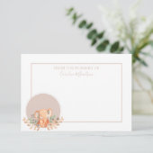 水彩象ボーホサファリ サンキューカード (スタンド正面)