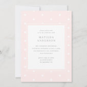 水彩象小さな女の子誕生日パーティー (裏面)