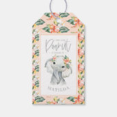 水彩象感謝してい生誕祭会 ギフトタグ (正面)