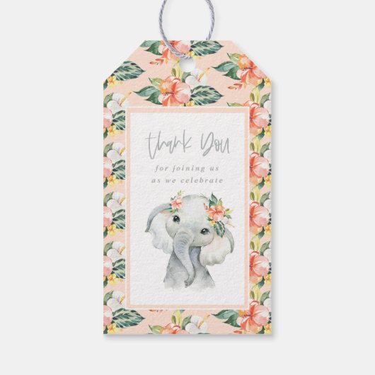 水彩象感謝してい生誕祭会 ギフトタグ (裏面)