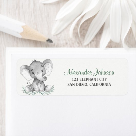 水彩象 ラベル (インサイチュ)