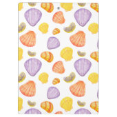 水彩貝の名前のクリップボード クリップボード (裏面)