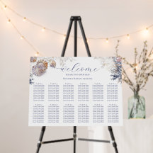 水彩貝柱の結婚座席表