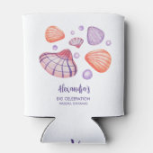 水彩貝殻紙ナプキン 缶クーラー (裏面)