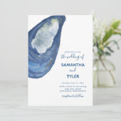 水彩貝殻 招待状 (スタンド正面)