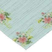 水彩赤いガーベラデイジー（緑60 x 84インチ付） テーブルクロス (アングル)