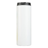 水彩赤いケシと黄色い花 タンブラー (裏面)