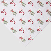 水彩赤い弓ミスタルトークリスマス 薄葉紙 (詳細)