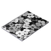 水彩赤い花2 ノートブック (左側)