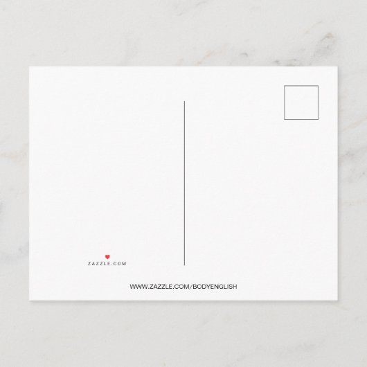 水彩赤ちゃんシャワー通販 インビテーションポストカード (裏面)