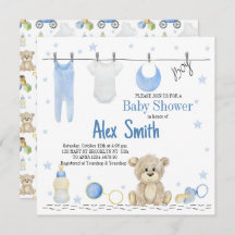 水彩赤ちゃん男の子