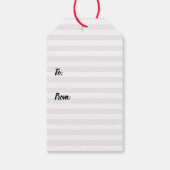 水彩赤とピンクの花リースデザイン ギフトタグ (裏面)