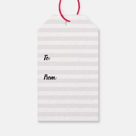 水彩赤とピンクの花リースデザイン ギフトタグ (裏面)