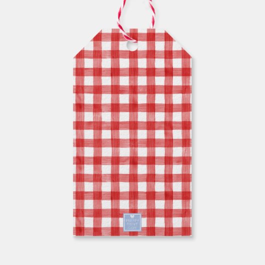 水彩赤と白のジンジャムボウジンジャージャー ギフトタグ (裏面)