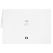 水彩赤と緑のポインセチアのクリスマス (裏面横)