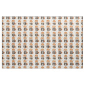 水彩赤パンダ ファブリック (ファットクウォーター)