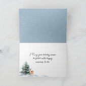 水彩赤レトロクリスマストラック シーズンカード (内部)