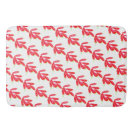 水彩赤唐辛子束風呂マット バスマット