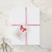 水彩赤弓 ギフトタグ (より糸付き)