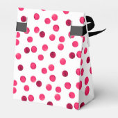 水彩赤水彩色水玉模様模様 フェイバーボックス (裏面サイド)