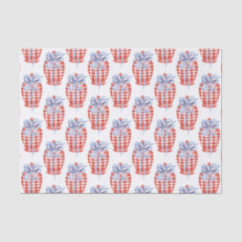 水彩赤白&青パトリオティックジンジャージャー 薄葉紙