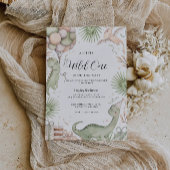 水彩赤結婚ちゃんシャワー 招待状