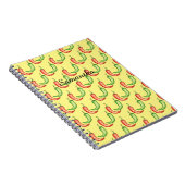 水彩赤緑唐辛子 ノートブック (右側)