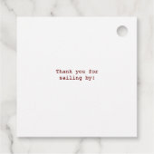 水彩赤航海の青キッド誕生日 フェイバータグ (裏面)