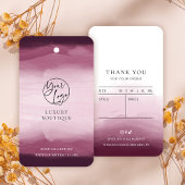 水彩赤衣料品つるラベルラベル