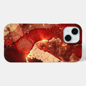 水彩赤金ゴールドグリッターiPhone / iPadケース Case-Mate iPhoneケース (裏面 (横))